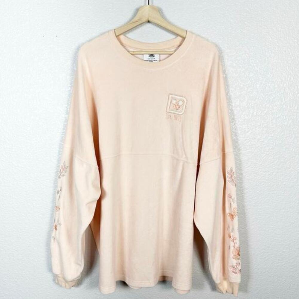 Disney Parks Womens XXL Walt Disney World Velour Embroidered Spirit Jersey